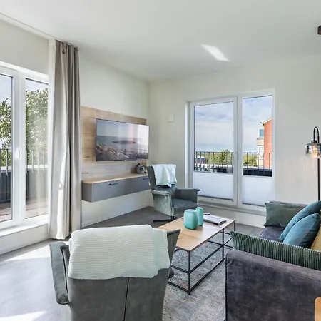 Appartement Apartmenthaus Vor Den Halligen Penthouse Halligblick De Luxe Nordstrand