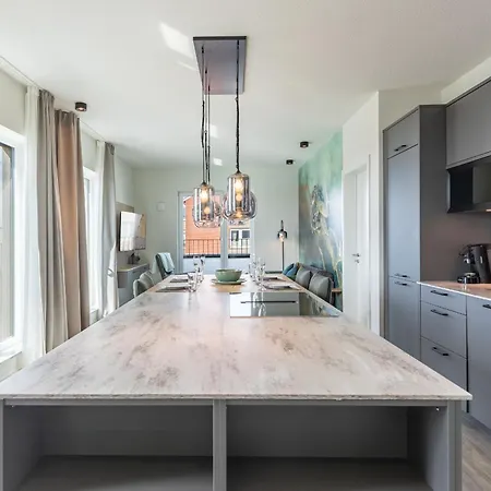 Appartamento Apartmenthaus Vor Den Halligen Penthouse Halligblick De Luxe